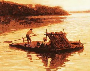Huck Finn's raft